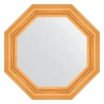 Зеркало Evoform Octagon 74х74 BY 7365 в багетной раме - Травленое золото 99