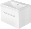 Тумба с раковиной DIWO Коломна 60 подвесная цвет Белый