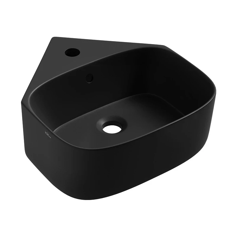 Раковина подвесная Wellsee WC Area 39 30180500S цвет Черный матовый