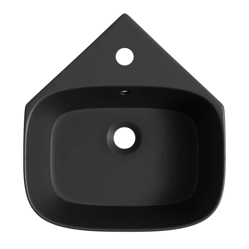 Раковина подвесная Wellsee WC Area 39 30180500S цвет Черный матовый