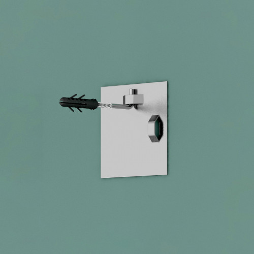 Зеркало Evoform Shadow 120x60 BY 0553 с металлической полочкой - Черный цвет стекло