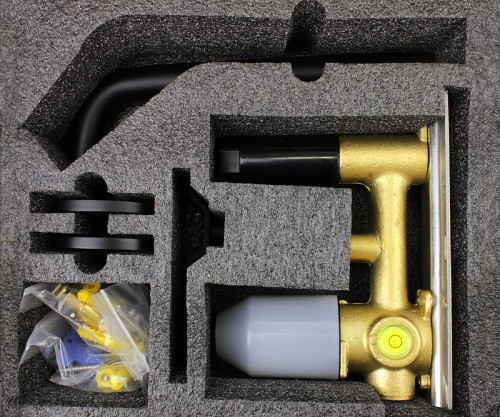 Смеситель для раковины Bronze de Luxe 1760'S Loft 5530SB Черный матовый латунь встраиваемый