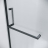 Душевой уголок Grossman Pragma 100x100 L 120.K33.03.1010.21.02 профиль Черный матовый стекло шиншилла