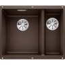 Кухонная мойка Blanco Subline 340/160-U L 523557 Кофе искусственный камень (литьевой мрамор) встраиваемый