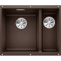 Кухонная мойка Blanco Subline 340/160-U L 523557 Кофе искусственный камень (литьевой мрамор) встраиваемый