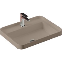 Раковина Artceram Fuori 60 TFL034 41 00 Matera фарфор полувстраиваемая