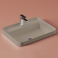 Раковина Artceram Fuori 60 TFL034 41 00 Matera фарфор полувстраиваемая