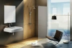 Душевая перегородка Ravak Walk-In Wall 90 GW9W70C00Z1 профиль Хром стекло Transparent
