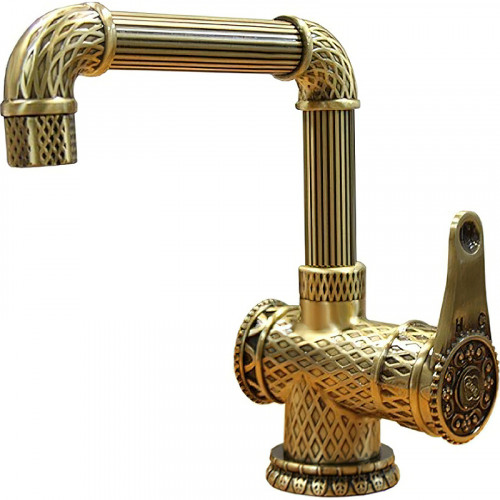 Смеситель для раковины ZorG Antic A 419 U-BR LOFT Бронза латунь