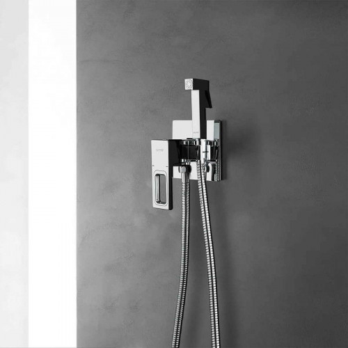 Гигиенический душ со смесителем Gappo G7218 Хром латунь на стену