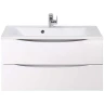 Тумба под раковину BelBagno Marino 80 MARINO-800-2C-SO-BL-P подвесная Bianco Lucido МДФ / ЛДСП