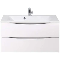 Тумба под раковину BelBagno Marino 80 MARINO-800-2C-SO-BL-P подвесная Bianco Lucido МДФ / ЛДСП