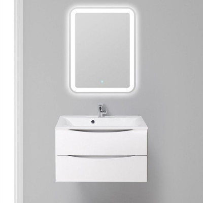 Тумба под раковину BelBagno Marino 80 MARINO-800-2C-SO-BL-P подвесная Bianco Lucido МДФ / ЛДСП
