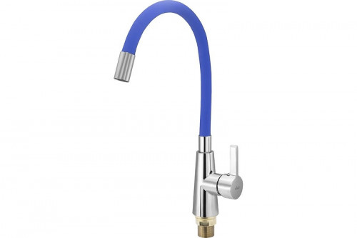 Смеситель для кухни Ekko E4205-E57 цвет Хром Синий