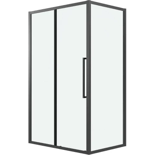 Душевой уголок Grossman Cosmo 110х70 120.K33.02.1170.21.00 профиль Черный матовый стекло прозрачное
