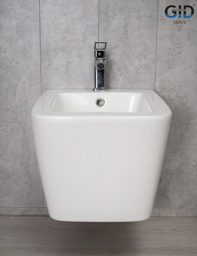 Биде Gid Cuadrado BDP-44 21109 подвесное цвет Белый