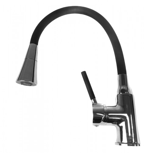 Смеситель для кухни Frap F4044 Хром Черный