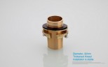 Смеситель для раковины Gappo G49 G1049 Белый Хром латунь