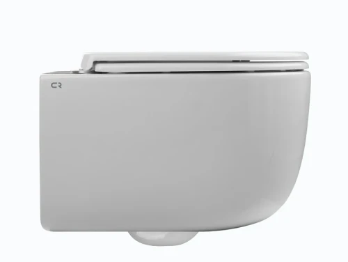 Унитаз подвесной Charus Elmo Rimless Tornado EWC700-129WT цвет Белый с сиденьем Микролифт