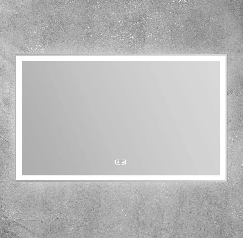 Зеркало BelBagno 100 SPC-GRT-1000-600-LED-TCH-WARM с подсветкой с подогревом с сенсорным выключателем стекло
