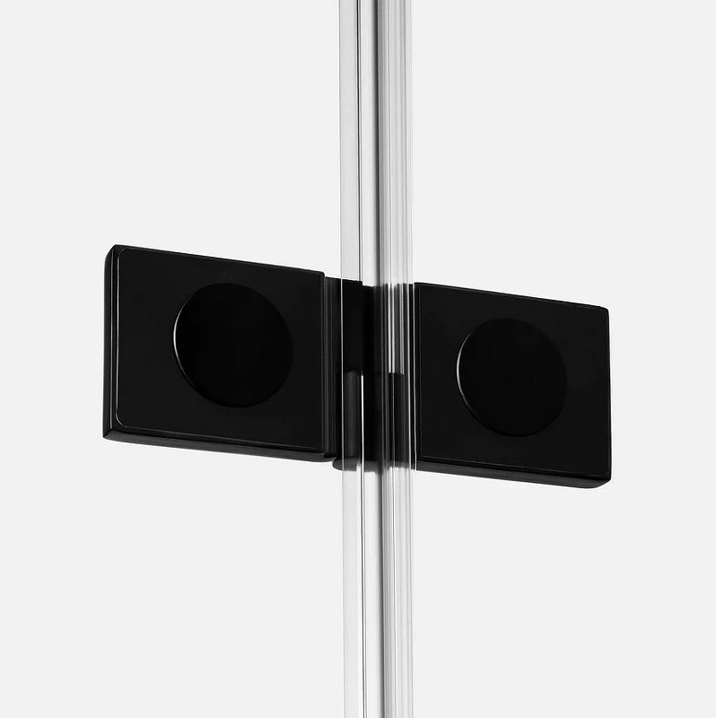 Душевой уголок New Trendy Avexa Black 100x70 R EXK-1585 профиль Черный стекло прозрачное