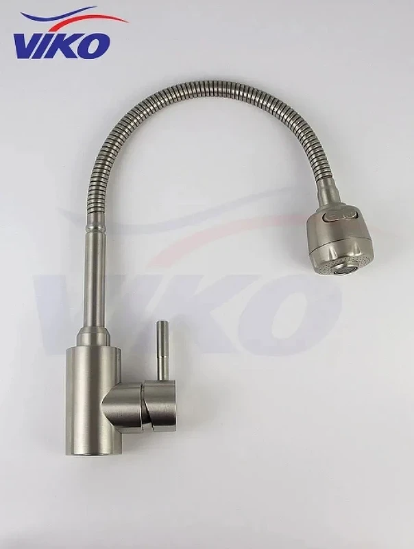Смеситель для кухни Viko V-4414 Серебро