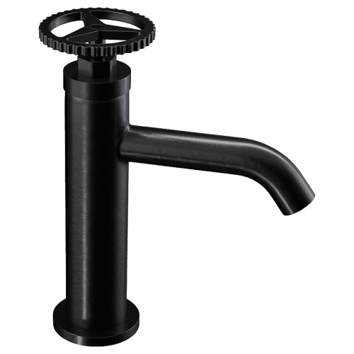 Смеситель для раковины Remer Chrono CH12CFP цвет Черный брашированный хром