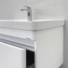 Тумба с раковиной Comforty Валдай 80 00-00019144 подвесная цвет Белый матовый