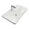 Тумба с раковиной Comforty Валдай 80 00-00019144 подвесная цвет Белый матовый