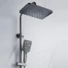 Душевая система Shevanik S4436T цвет Оружейная сталь