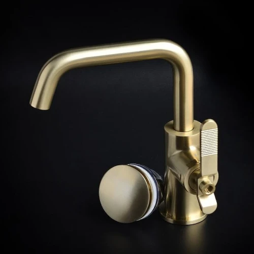 Донный клапан Bronze de Luxe 1760 Лофт 008CG click-clack Золотой матовый