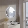 Зеркало 1MarKa Shape 80 Ц0000047084 с подсветкой цвет Черный с бесконтактным выключателем