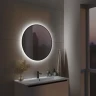 Зеркало 1MarKa Shape 80 Ц0000047084 с подсветкой цвет Черный с бесконтактным выключателем