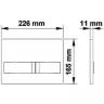 Комплект унитаза AM.PM Spirit FlashClean C701700WH+C707857WH с инсталляцией Koller Pool DUNE1200SL+Neon с сиденьем Микролифт и клавишей смыва Хром фарфор подвесной