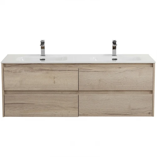 Тумба под раковину BelBagno Kraft 120 KRAFT-1200-4C-SO-2-RGB подвесная Rovere Galifax Bianco МДФ / ЛДСП