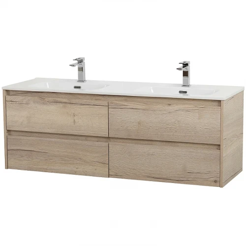 Тумба под раковину BelBagno Kraft 120 KRAFT-1200-4C-SO-2-RGB подвесная Rovere Galifax Bianco МДФ / ЛДСП