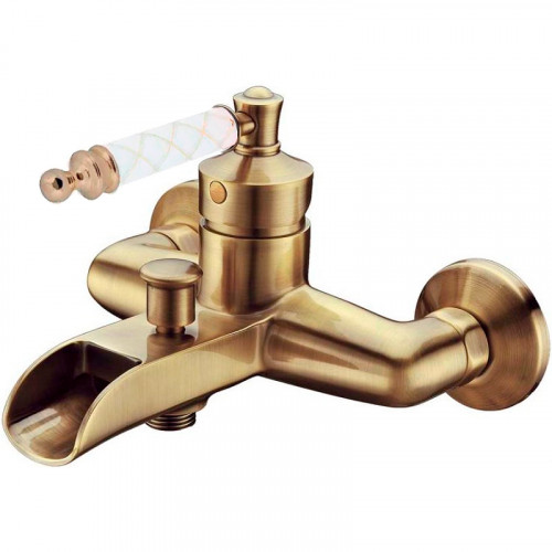 Смеситель для ванны Boheme Vogue 203-MR-W Бронза латунь на стену