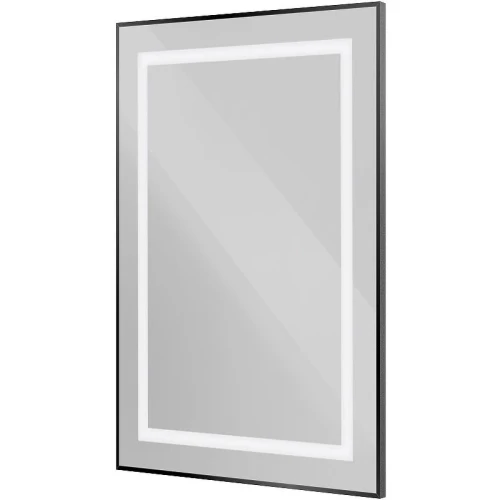 Зеркало BelBagno Kraft 50 SPC-KRAFT-500-800-SENS-NERO с подсветкой Черное с сенсорным выключателем стекло