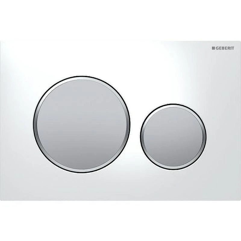 Клавиша смыва Geberit Sigma 20 115.882.KL.1 Белая Матовый хром