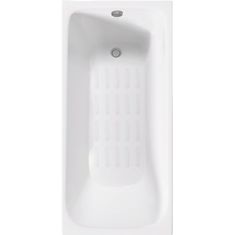 Чугунная ванна Delice Continental Plus 150x70 DLR230633-AS без отверстий под ручки с антискользящим покрытием