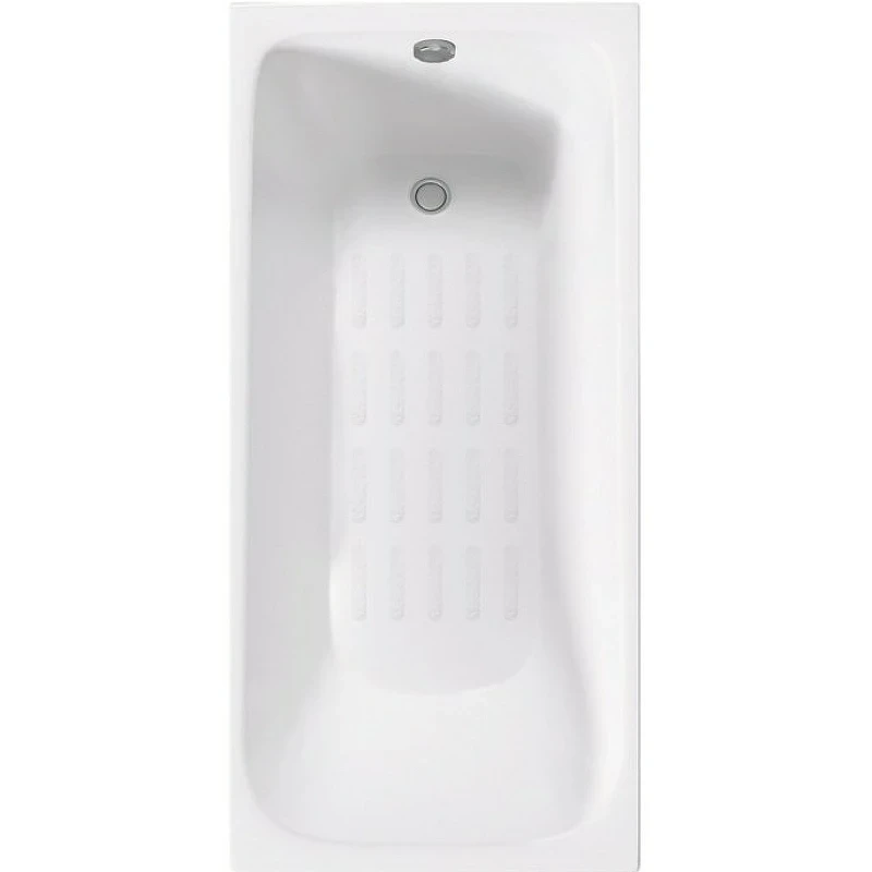 Чугунная ванна Delice Continental Plus 150x70 DLR230633-AS без отверстий под ручки с антискользящим покрытием