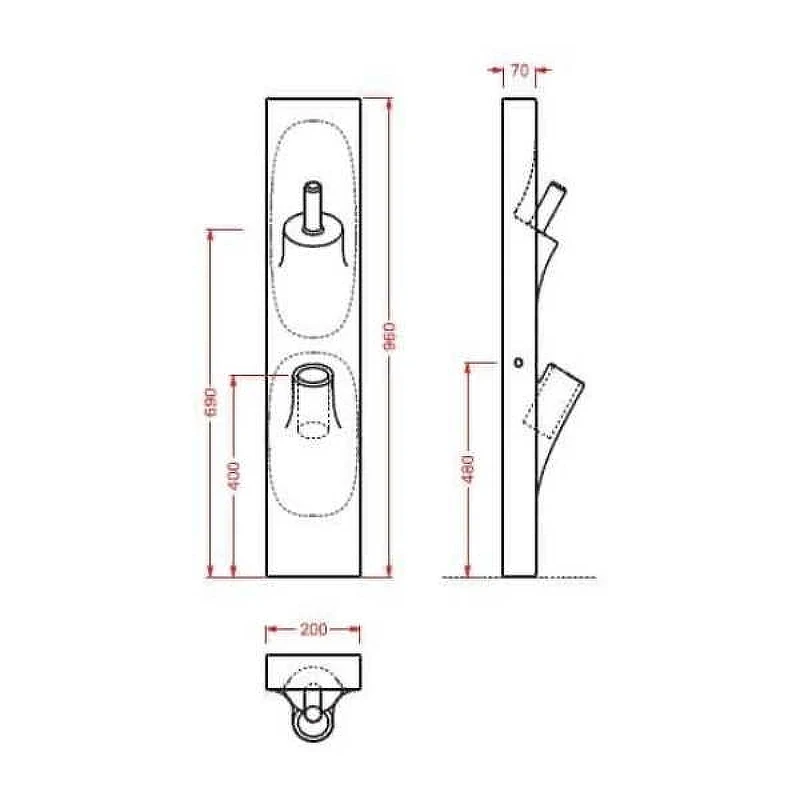 Подвесная панель Artceram Sotto Up OSC002 01 00 Белая