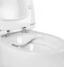 Комплект унитаза с инсталляцией Aquatek Set Aquatek Альтаир cm-016 4в1 с сиденьем Микролифт и клавишей смыва Хром глянцевый фарфор подвесной