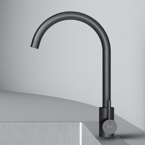 Смеситель для кухни AM.PM X-Joy S F85B07122 Черный матовый