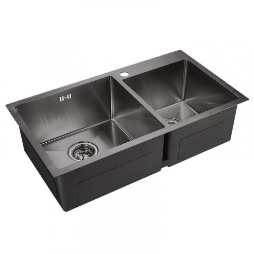 Кухонная мойка Emar PVD 78 EMB-210 PVD цвет Nano Dark