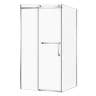 Душевой уголок Azario Ванкувер 120х90 AZ-NKF1131L/R-12090-CH-CL профиль Хром стекло прозрачное