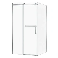 Душевой уголок Azario Ванкувер 120х90 AZ-NKF1131L/R-12090-CH-CL профиль Хром стекло прозрачное