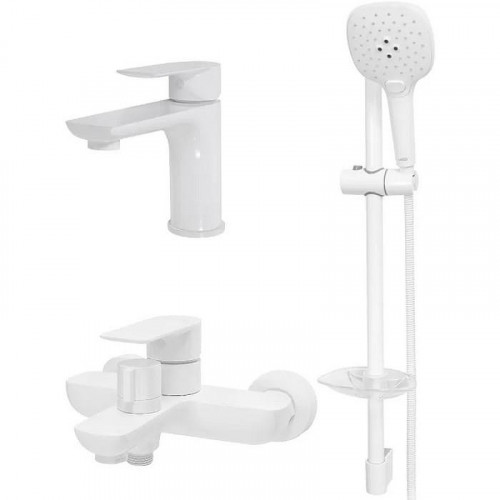 Комплект смесителей Hansberge Nordic H7099WW Белый