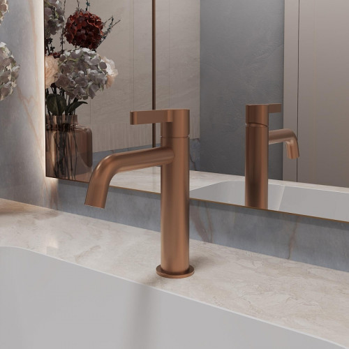 Смеситель для раковины Vincea Villa VBF-1VL1BC цвет Брашированная медь