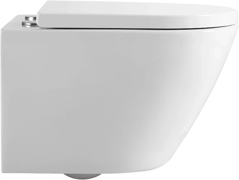 Комплект унитаза с инсталляцией Aquanet Zvezda-2 303978+346762 цвет Белый с сиденьем Микролифт